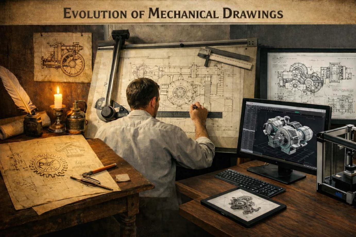 What Is CAD? The Evolution from 2D Drafting to Advanced 3D CAD Software